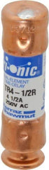 Ferraz Shawmut - 160 VDC, 250 VAC, 4.5 Amp, Time Delay General Purpose Fuse - Clip Mount, 50.8mm OAL, 20 at DC, 200 at AC kA Rating, 9/16" Diam - Eagle Tool & Supply