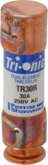 Ferraz Shawmut - 160 VDC, 250 VAC, 30 Amp, Time Delay General Purpose Fuse - Clip Mount, 50.8mm OAL, 20 at DC, 200 at AC kA Rating, 9/16" Diam - Eagle Tool & Supply