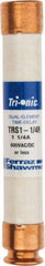 Ferraz Shawmut - 600 VAC/VDC, 1.25 Amp, Time Delay General Purpose Fuse - Clip Mount, 127mm OAL, 20 at DC, 200 at AC kA Rating, 13/16" Diam - Eagle Tool & Supply