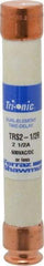 Ferraz Shawmut - 600 VAC/VDC, 2.5 Amp, Time Delay General Purpose Fuse - Clip Mount, 127mm OAL, 20 at DC, 200 at AC kA Rating, 13/16" Diam - Eagle Tool & Supply