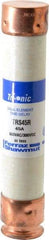 Ferraz Shawmut - 300 VDC, 600 VAC, 45 Amp, Time Delay General Purpose Fuse - Clip Mount, 5-1/2" OAL, 20 at DC, 200 at AC kA Rating, 1-1/16" Diam - Eagle Tool & Supply