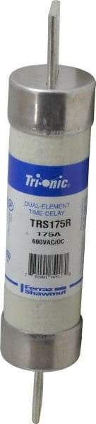 Ferraz Shawmut - 600 VAC/VDC, 175 Amp, Time Delay General Purpose Fuse - Clip Mount, 9-5/8" OAL, 100 at DC, 200 at AC kA Rating, 1-13/16" Diam - Eagle Tool & Supply