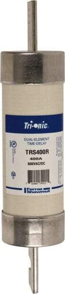 Ferraz Shawmut - 600 VAC/VDC, 400 Amp, Time Delay General Purpose Fuse - Clip Mount, 11-5/8" OAL, 100 at DC, 200 at AC kA Rating, 2-9/16" Diam - Eagle Tool & Supply