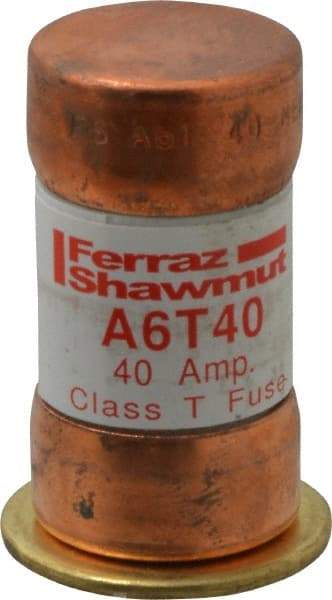 Ferraz Shawmut - 300 VDC, 600 VAC, 40 Amp, Fast-Acting General Purpose Fuse - Clip Mount, 1-9/16" OAL, 100 at DC, 200 at AC kA Rating, 13/16" Diam - Eagle Tool & Supply