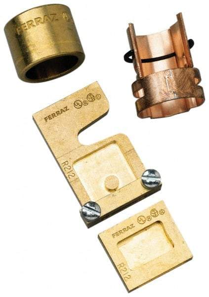 Ferraz Shawmut - H, K Class, 600 VAC/VDC, 100 Amp, Fuse Reducer - 600 Holder Amp, CSA Certified, UL Listed Guide IZZR, For Use with One Time Fuses, Renewable Fuses - Eagle Tool & Supply