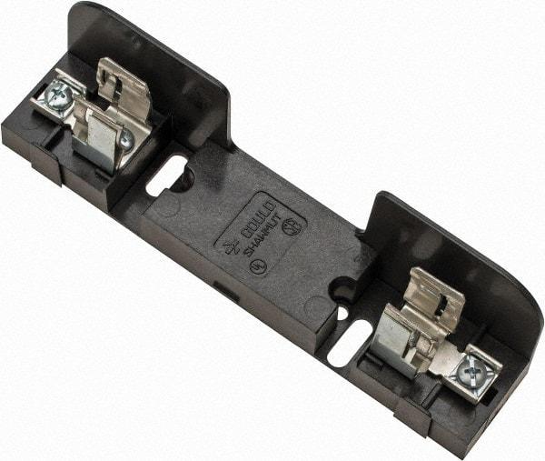 Ferraz Shawmut - 1, 2, 3 Pole, 10 to 14 AWG, 250/600 VAC/VDC, 30 Amp, Screw Mount Fuse Block - 5/16 Inch Diameter x 7 Inch Long x 1.46 Inch Wide x 2 Inch High Block - Eagle Tool & Supply