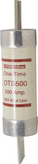 Ferraz Shawmut - 300 VDC, 600 VAC, 500 Amp, Fast-Acting General Purpose Fuse - Clip Mount, 13-3/8" OAL, 20 at DC, 50 at AC kA Rating, 3-1/8" Diam - Eagle Tool & Supply