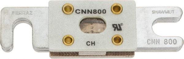 Ferraz Shawmut - 800 Amp Visible Link Flat Forklift & Truck Fuse - 125VAC, 48VDC, 3.18" Long x 0.75" Wide, Littelfuse CNN800, Bussman ANN800, Ferraz Shawmut CNN800 - Eagle Tool & Supply