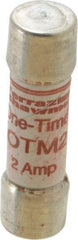 Ferraz Shawmut - 250 VAC, 2 Amp, Fast-Acting General Purpose Fuse - Clip Mount, 1-1/2" OAL, 10 at AC kA Rating, 13/32" Diam - Eagle Tool & Supply