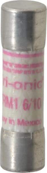 Ferraz Shawmut - 250 VAC, 1.6 Amp, Time Delay General Purpose Fuse - Clip Mount, 1-1/2" OAL, 10 at AC kA Rating, 13/32" Diam - Eagle Tool & Supply