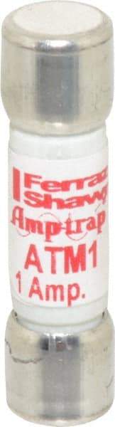 Ferraz Shawmut - 600 VAC/VDC, 1 Amp, Fast-Acting General Purpose Fuse - Clip Mount, 1-1/2" OAL, 100 at AC/DC kA Rating, 13/32" Diam - Eagle Tool & Supply