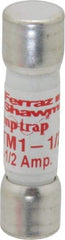 Ferraz Shawmut - 600 VAC/VDC, 1.5 Amp, Fast-Acting General Purpose Fuse - Clip Mount, 1-1/2" OAL, 100 at AC/DC kA Rating, 13/32" Diam - Eagle Tool & Supply