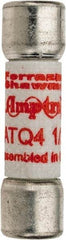 Ferraz Shawmut - 500 VAC, 4.5 Amp, Time Delay General Purpose Fuse - Clip Mount, 1-1/2" OAL, 10 at AC kA Rating, 13/32" Diam - Eagle Tool & Supply