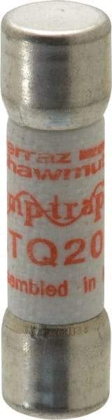 Ferraz Shawmut - 500 VAC, 20 Amp, Time Delay General Purpose Fuse - Clip Mount, 1-1/2" OAL, 10 at AC kA Rating, 13/32" Diam - Eagle Tool & Supply