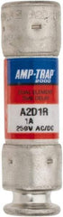 Ferraz Shawmut - 250 VAC/VDC, 1 Amp, Time Delay General Purpose Fuse - Clip Mount, 51mm OAL, 100 at DC, 200 at AC kA Rating, 9/16" Diam - Eagle Tool & Supply