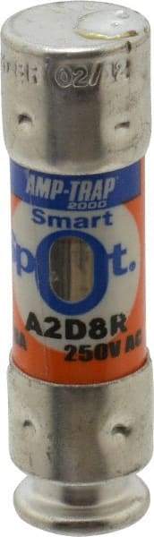 Ferraz Shawmut - 250 VAC/VDC, 8 Amp, Time Delay General Purpose Fuse - Clip Mount, 51mm OAL, 100 at DC, 200 at AC kA Rating, 9/16" Diam - Eagle Tool & Supply