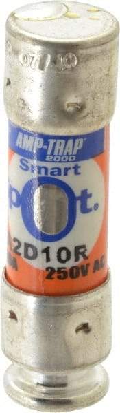 Ferraz Shawmut - 250 VAC/VDC, 10 Amp, Time Delay General Purpose Fuse - Clip Mount, 51mm OAL, 100 at DC, 200 at AC kA Rating, 9/16" Diam - Eagle Tool & Supply