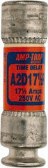 Ferraz Shawmut - 250 VAC/VDC, 17.5 Amp, Time Delay General Purpose Fuse - Clip Mount, 51mm OAL, 100 at DC, 200 at AC kA Rating, 9/16" Diam - Eagle Tool & Supply