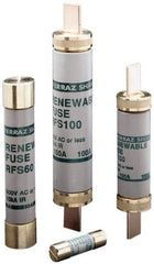 Ferraz Shawmut - 600 VAC, 1 Amp, Fast-Acting Renewable Fuse - Clip Mount, 127mm OAL, 10 at AC kA Rating, 13/16" Diam - Eagle Tool & Supply