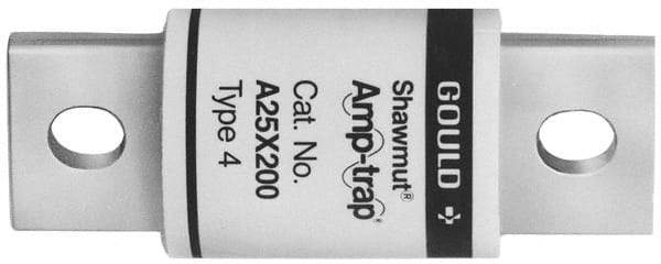 Ferraz Shawmut - 250 VAC, 15 Amp, Fast-Acting Semiconductor/High Speed Fuse - Bolt-on Mount, 2" OAL, 9/16" Diam - Eagle Tool & Supply