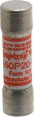 Ferraz Shawmut - 450 VDC, 500 VAC, 20 Amp, Fast-Acting Semiconductor/High Speed Fuse - Clip Mount, 50.8mm OAL, 100 at AC, 79 at DC kA Rating, 9/16" Diam - Eagle Tool & Supply