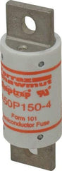 Ferraz Shawmut - 450 VDC, 500 VAC, 150 Amp, Fast-Acting Semiconductor/High Speed Fuse - Bolt-on Mount, 3-5/8" OAL, 100 at AC, 79 at DC kA Rating, 31mm Diam - Eagle Tool & Supply