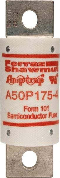 Ferraz Shawmut - 450 VDC, 500 VAC, 175 Amp, Fast-Acting Semiconductor/High Speed Fuse - Bolt-on Mount, 3-5/8" OAL, 100 at AC, 79 at DC kA Rating, 31mm Diam - Eagle Tool & Supply