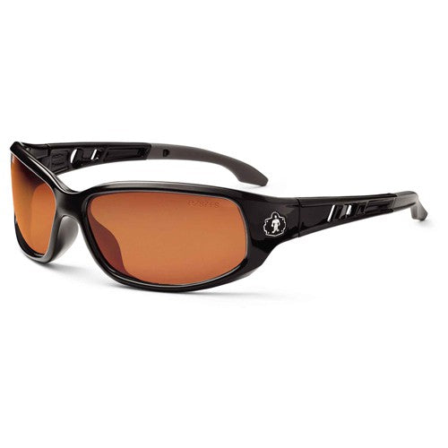 Valkyrie Copper Lens Black Safety Glasses - Eagle Tool & Supply