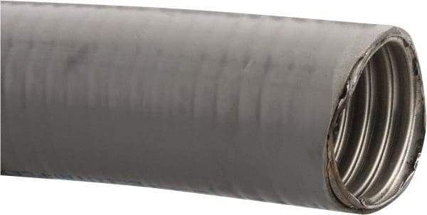 Made in USA - 1-1/4" Trade Size, 50' Long, Flexible Liquidtight Conduit - Steel - Eagle Tool & Supply