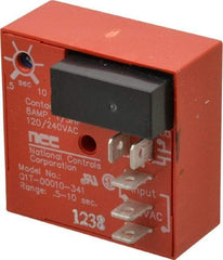 NCC - 5 Pin, SPDT Time Delay Relay - 8 at 250 VAC Resistive Load Contact Amp, 120 VAC, On Board Trimpot - Eagle Tool & Supply