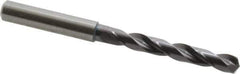 Guhring - 6.7mm 140° Solid Carbide Jobber Drill - FIREX Finish, Right Hand Cut, Spiral Flute, Straight Shank, 91mm OAL, SU Point - Eagle Tool & Supply