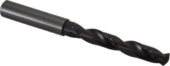 Guhring - 8.7mm 140° Solid Carbide Jobber Drill - FIREX Finish, Right Hand Cut, Spiral Flute, Straight Shank, 103mm OAL, SU Point - Eagle Tool & Supply