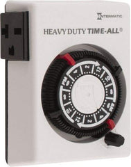 Intermatic - 24 hr Indoor Analog Electrical Timer - 2 On/Off per Day, 240 VAC, - Eagle Tool & Supply