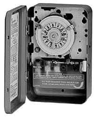 Intermatic - 24 hr with Day Skipper Outdoor Analog Electromechanical Timer Switch - 10 On/Off per Day, 208 to 277 VAC, 60 Hz, - Eagle Tool & Supply