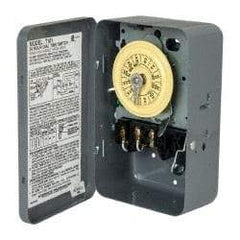 Intermatic - 24 hr Indoor Analog Electromechanical Timer Switch - 1 to 12 On/Off, 125 VAC, 60 Hz, - Eagle Tool & Supply