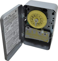 Intermatic - 24 hr Indoor Analog Electromechanical Timer Switch - 1 to 12 On/Off, 125 VAC, 60 Hz, - Eagle Tool & Supply
