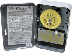 Intermatic - 24 hr Indoor Analog Electromechanical Timer Switch - 1 to 12 On/Off, 208 to 277 VAC, 60 Hz, - Eagle Tool & Supply