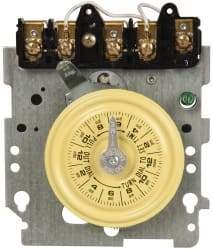 Intermatic - 24 hr Mechanism Only Analog Electromechanical Timer Switch - 12 On/Off per Day, 208 to 277 VAC, 60 Hz, - Eagle Tool & Supply