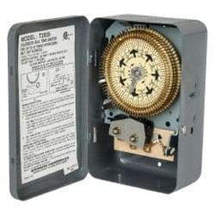 Intermatic - 7 Day Indoor Analog Electromechanical Timer Switch - 6 On/Off per Day, 120 VAC, 60 Hz, - Eagle Tool & Supply