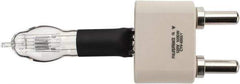 Philips - 1,000 Watt, 120 Volt, Halogen Miniature & Specialty T10 Lamp - Mogul Bi-Post Base, 750 to 1599 Equivalent Range, Neutral (3,000 to 3,699), 7-3/4" OAL - Eagle Tool & Supply