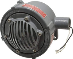 Federal Signal Corp - 6-1/2" Diam, 120 Volt Electronic Horn - 0.2 Amps, 110 Decibles at 10', Vibrating, Explosion Proof - Eagle Tool & Supply