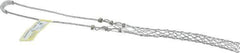 Hubbell Wiring Device-Kellems - 0.73 to 0.85 Inch Cable Diameter, Galvanized Steel, Single Loop Support Grip - 13-3/4 Inch Long, 1,400 Lb. Breaking Strength, 6-3/4 Inch Mesh Length - Eagle Tool & Supply