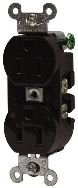 Hubbell Wiring Device-Kellems - Straight Blade Receptacles   Receptacle Type: Duplex Receptacle    Grade: Specification - Eagle Tool & Supply