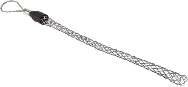 Hubbell Wiring Device-Kellems - Flexible Eye, Single Weave Mesh, Steel Wire Pulling Grip - 10" Mesh, 0.63 to 0.74" Cable Diam - Eagle Tool & Supply