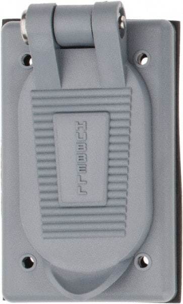 Hubbell Wiring Device-Kellems - Electrical Outlet Box Polycarbonate Weatherproof Cover - Eagle Tool & Supply