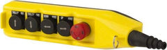 ACI - 5 Operator, Mushroom Head Pendant Control Station - No Legend, NO/NC Contact - Eagle Tool & Supply