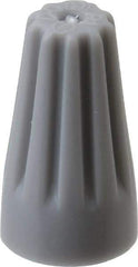 3M - 3, 22 to 2, 16 AWG, 300 Volt, Fire Resistant, Standard Twist on Wire Connector - Gray, 221°F - Eagle Tool & Supply