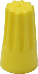 3M - 3, 20 to 2, 12 AWG, 600 Volt, Fire Resistant, Standard Twist on Wire Connector - Yellow, 221°F - Eagle Tool & Supply