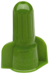 3M - 2, 18 to 5, 12 AWG, 600 Volt, Fire Resistant, Wing Twist on Wire Connector - Green, 221°F - Eagle Tool & Supply