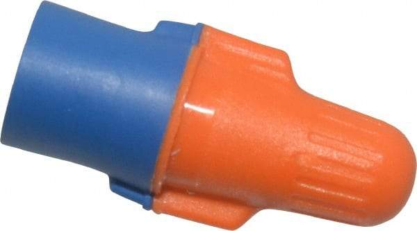3M - 2, 22 to 3, 12 AWG, 600 Volt, Flame Retardant, Wing Twist on Wire Connector - Blue & Orange, 221°F - Eagle Tool & Supply